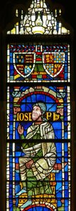 Window depicting a genealogical figure: Joseph