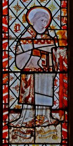 Window 2 depicting St Peter Deacon
