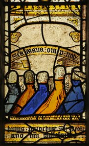 Window 3 depicting a group of female donors