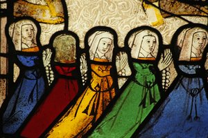 Window 3 depicting donors by English School