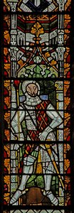 Window n4 depicting Gilbert III de Clare by English School