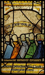Window 4 depicting donors