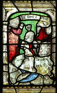 Window 6 depicting St George slays the dragon by English School