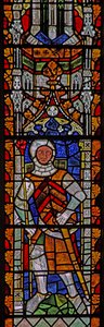 Window s4 depicting William Lord de la Zouche by English School