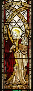 Window depicting the Evangelist: St John by English School