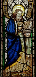 Window depicting the Evangelist: St Mark