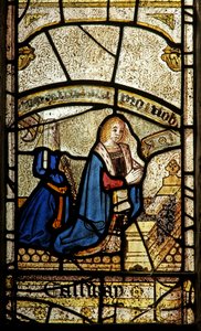 Window depicting donors - Calloway