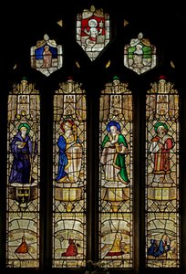 Window depicting Calloway family by English School