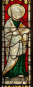 Window depicting St Peter by English School
