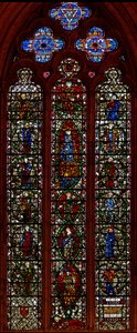 Window w30 depicting the Tree of Jesse