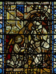 Window w32 depicting the Annunciation