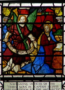 Window w36 depicting the Annunciation