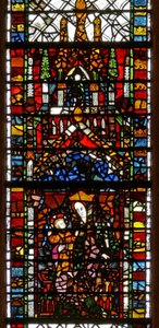 Window w39 depicting the Virgin and Child