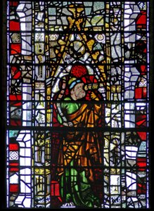 Window depicting the Prophet Zechariah by English School