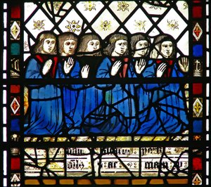 Window W45 depicting donors