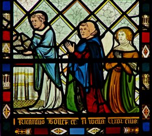 Window W46 depicting donors by English School
