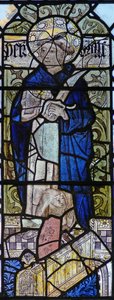 Window w4 depicting St Peter Martyr by English School