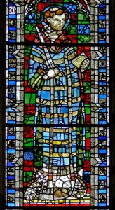 Window depicting St Vincent