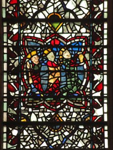 Window W57 depicting the Adoration of the Magi by English School