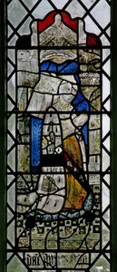Window w5 depicting a donor - Ann Danvers by English School