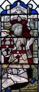 Window w6 depicting a donor - Robert Crane by English School