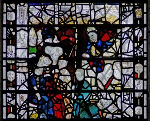Window depicting a scene from the life of St Paulinus?