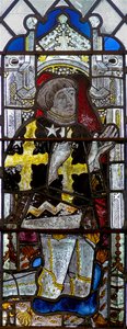 Window depicting a donor - Thomas Peyton by English School