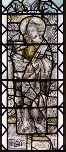 Window depicting the angelic Hierarchy: Archangel Raphael by English School