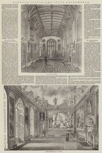 Windsor Castle, the State Apartments by English School