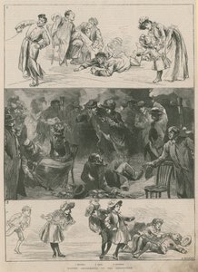 Winter Amusements on the Serpentine, Hyde Park, London by English School