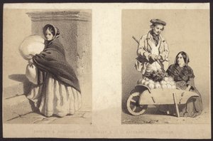 Woman Street Vendor Selling Vegetables from a Barrow