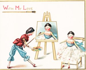Wooden Doll Painting