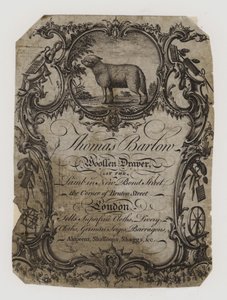 Woolen Drapers, Thomas Barton by English School