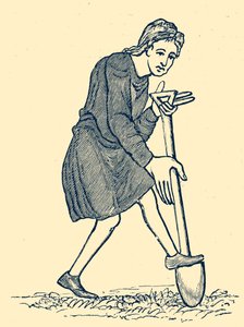 Work in 11th Century England: Digging by English School