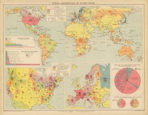 World, Distribution of Water Power