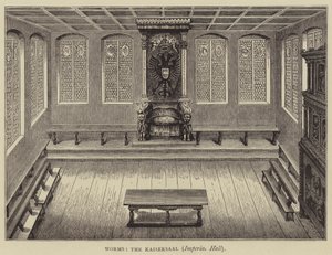Worms, The Kaisersaal, Imperial Hall by English School