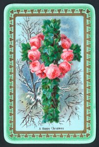 Wreath and Cross by English School