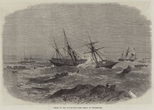 Wreck of the Steam-Ship Earl Percy at Tynemouth by English School