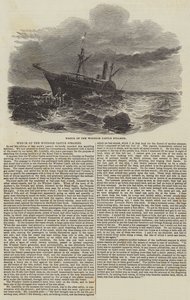 Wreck of the Windsor Castle Steamer by English School