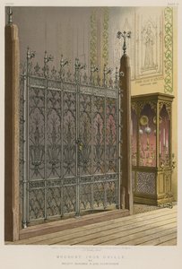 Wrought Iron Grille by English School