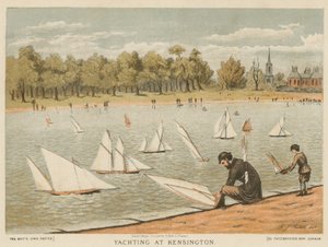 Yachting in Kensington Gardens by English School
