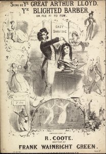 The Blighted Barber by English School