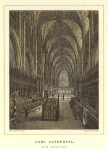 York Cathedral, Choir Looking East by English School