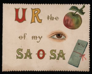 You Are the Apple of My Eye, Greetings Card