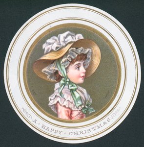 Young Girl Wearing Bonnet