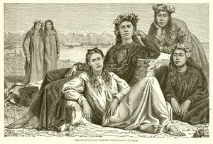 Young Women of Tahiti: Types by English School