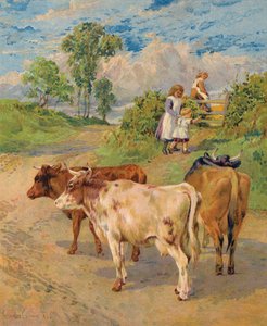 Young Children and Cattle