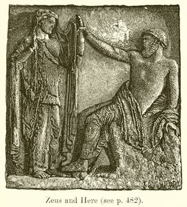 Zeus and Hera by English School