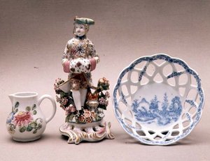 Collection of Bow porcelain