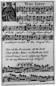 Musical Playing Card by English School English School